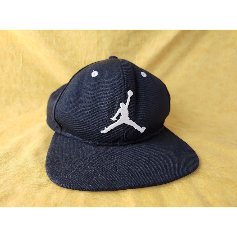 Air Jordan Pro Jumpman Snapback Hat‎ Black White Jump man Mens Basketball CAP